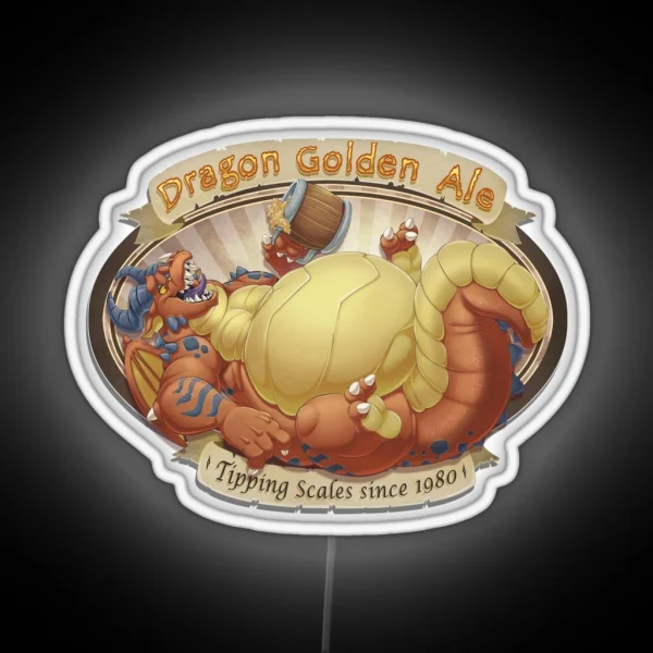 Dragon Ale Red RGB Neon Sign