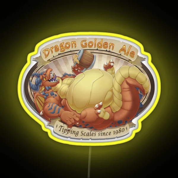 Dragon Ale Red RGB Neon Sign