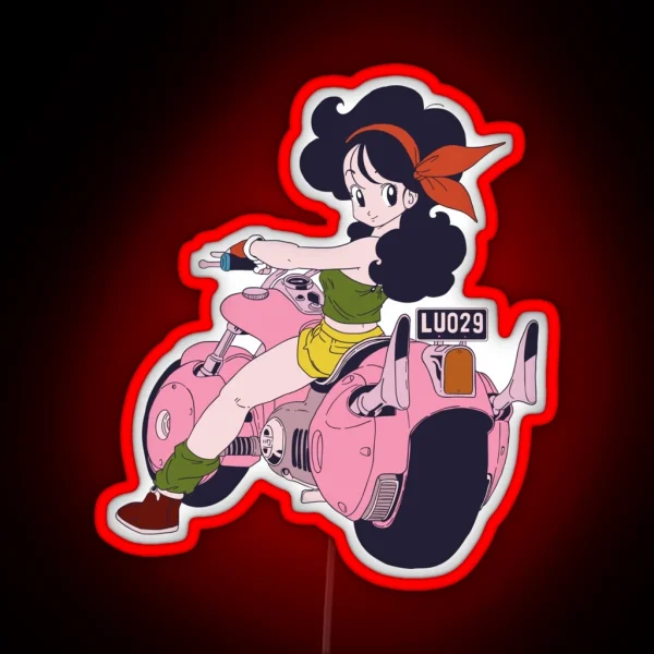 Dragon Ball Girl Launch RGB Neon Sign