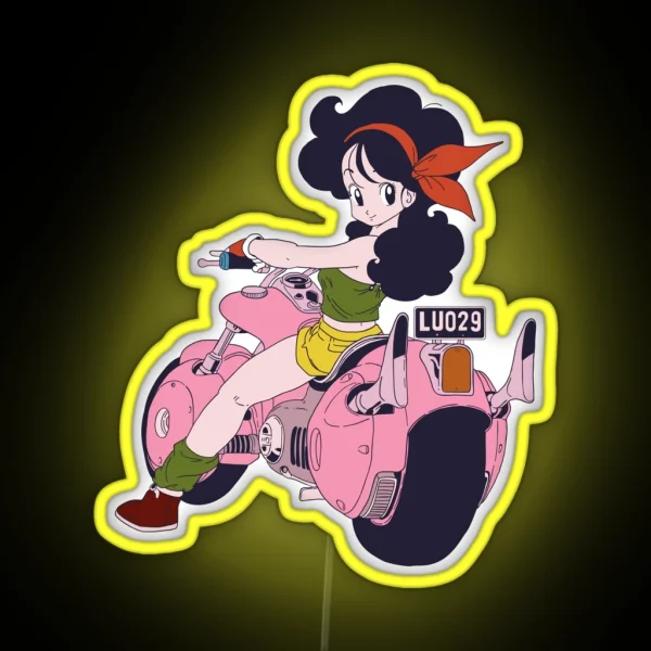 Dragon Ball Girl Launch RGB Neon Sign