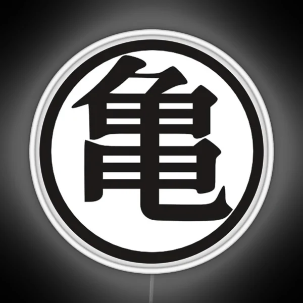 Dragon Ball Goku Turtle Logo RGB Neon Sign