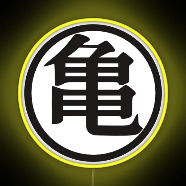 Dragon Ball Goku Turtle Logo RGB Neon Sign