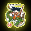 Dragon Ball Z inspired Son Goku Shenron RGB LED Sign Decoration