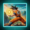 Add radiant color to your room with DBZ saga sign