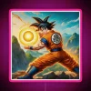 Vibrant RGB LED art display featuring iconic Dragon Ball Z saga characters.