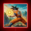 Dragon Ball Z Saga Neon Sign with Vibrant RGB Colors