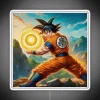 Vibrant RGB glow brings iconic Dragon Ball Z saga to walls.