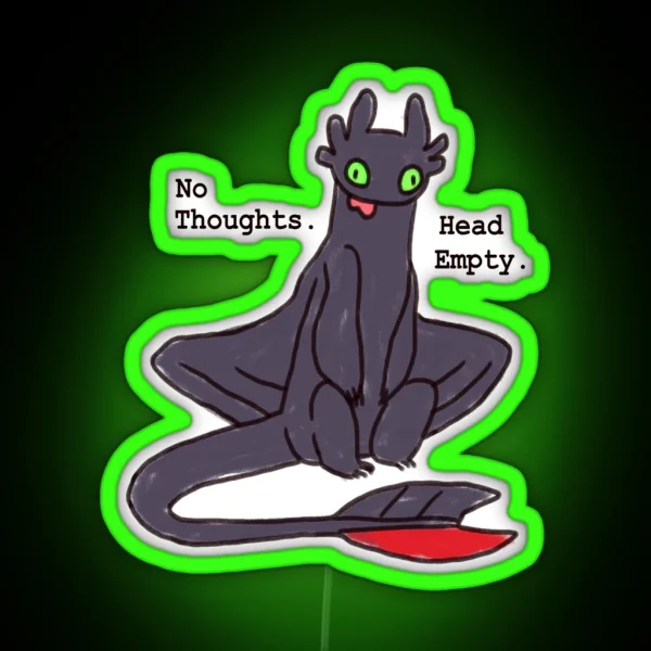 Dragon Derp RGB Neon Sign
