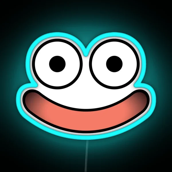 Dragon Quest Slime Face RGB Neon Sign