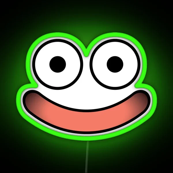 Dragon Quest Slime Face RGB Neon Sign