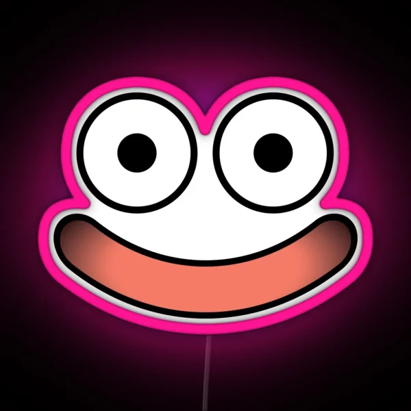 Dragon Quest Slime Face RGB Neon Sign