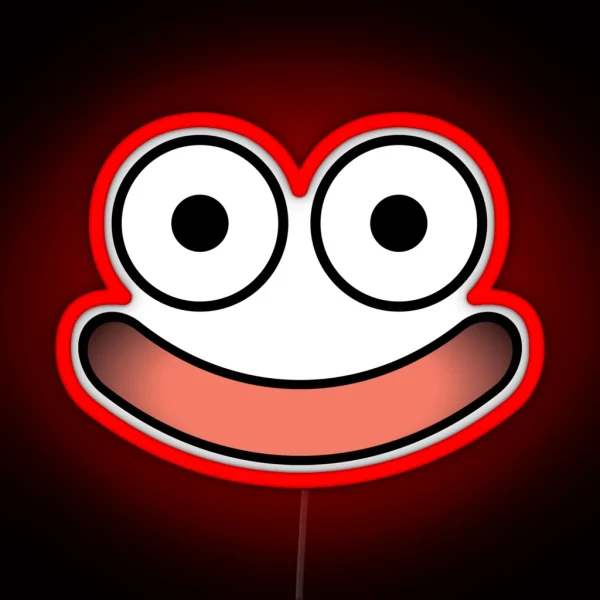 Dragon Quest Slime Face RGB Neon Sign
