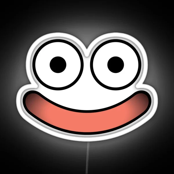 Dragon Quest Slime Face RGB Neon Sign