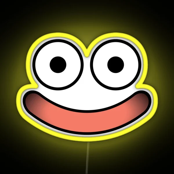 Dragon Quest Slime Face RGB Neon Sign