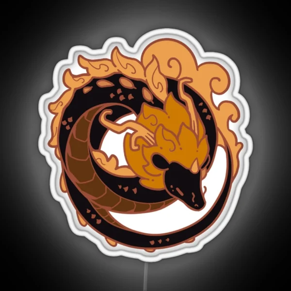 Dragon ZHONGLI RGB Neon Sign