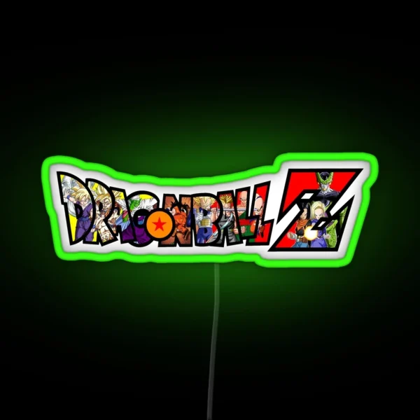 Dragonball Z Cell Group Classic RGB Neon Sign