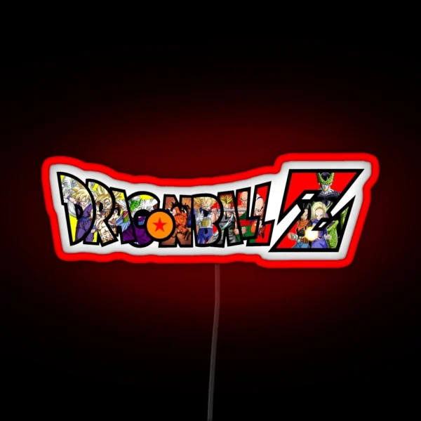 Dragonball Z Cell Group Classic RGB Neon Sign