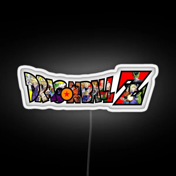 Dragonball Z Cell Group Classic RGB Neon Sign