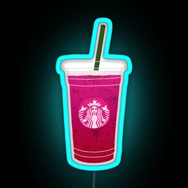 Dragonfruit Refresher RGB Neon Sign