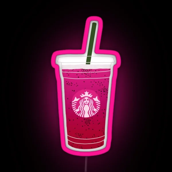 Dragonfruit Refresher RGB Neon Sign