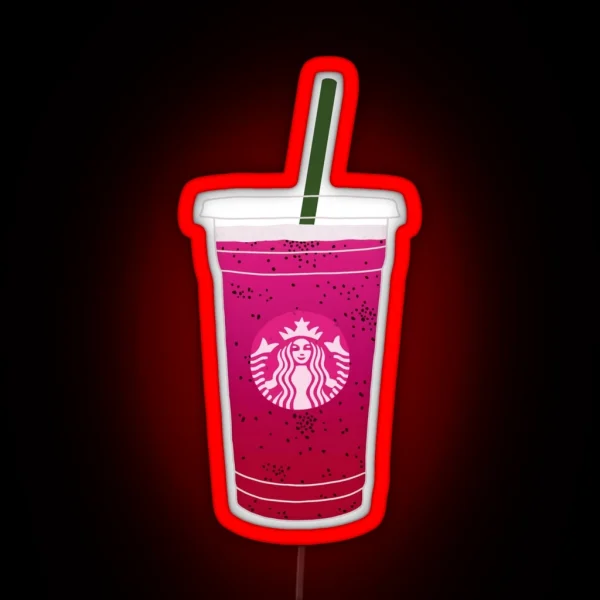 Dragonfruit Refresher RGB Neon Sign