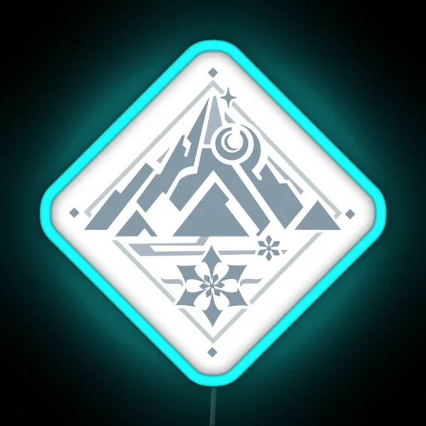 Dragonspine A Frozen Realm RGB Neon Sign
