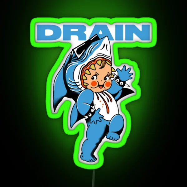 DRAIN BAND Essential Led RGB Neon Sign