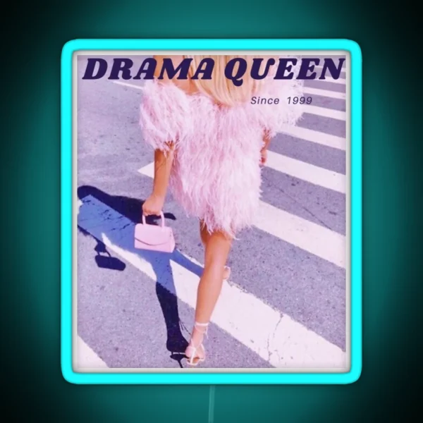 Drama Queen RGB Neon Sign