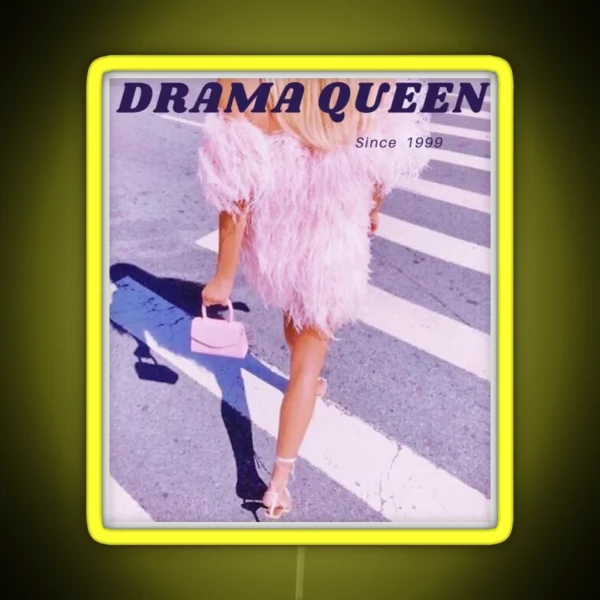 Drama Queen RGB Neon Sign