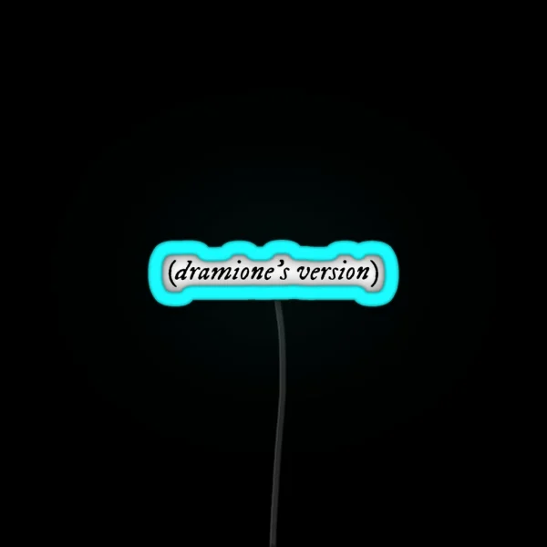 Dramione S Version RGB Neon Sign