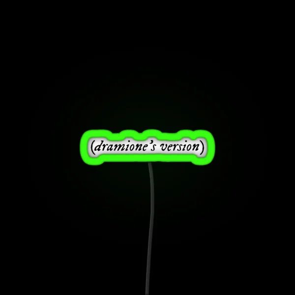 Dramione S Version RGB Neon Sign