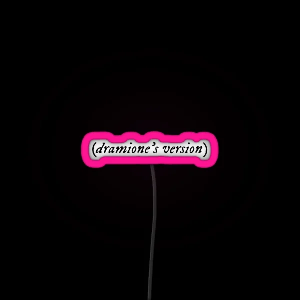 Dramione S Version RGB Neon Sign