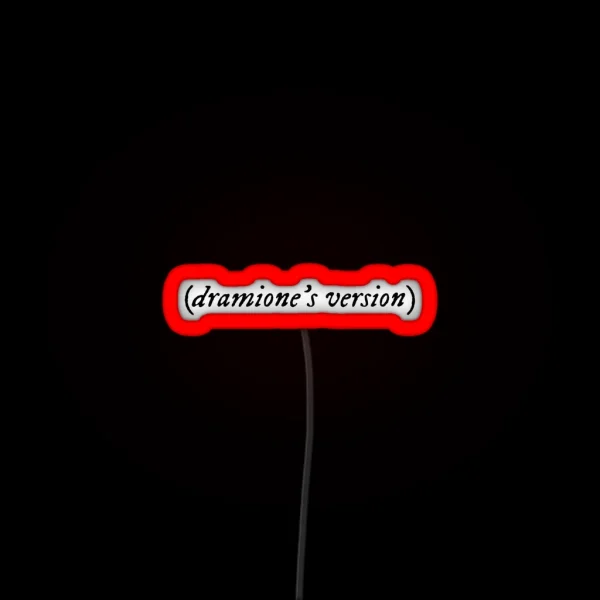 Dramione S Version RGB Neon Sign