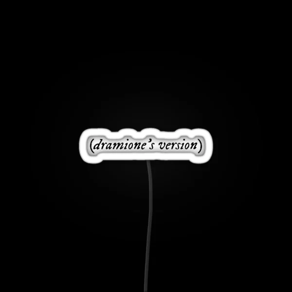 Dramione S Version RGB Neon Sign