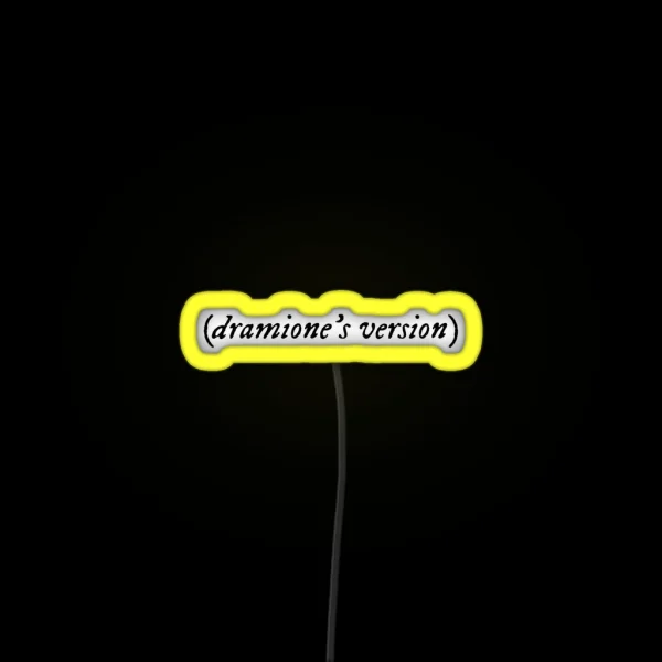 Dramione S Version RGB Neon Sign