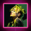Customizable RGB LED Art Display Featuring Miley Cyrus Graphic Print