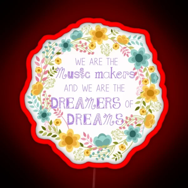 Dreamers Of Dreams RGB Neon Sign