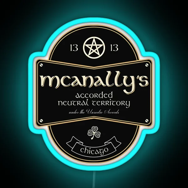Dresden Files Ledmcanally S Pub RGB Neon Sign