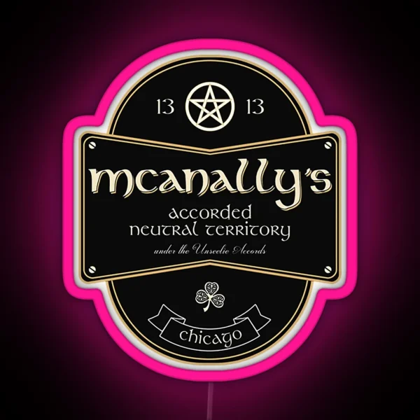 Dresden Files Ledmcanally S Pub RGB Neon Sign