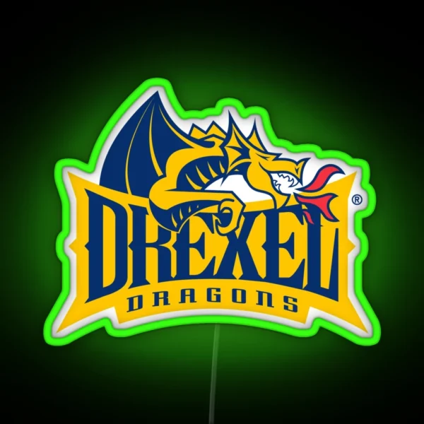 Drexel Dragons Women S College Ncaa Led Ppdxl01 RGB Neon Sign