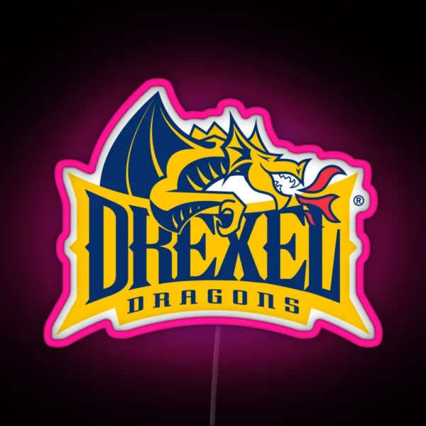 Drexel Dragons Women S College Ncaa Led Ppdxl01 RGB Neon Sign