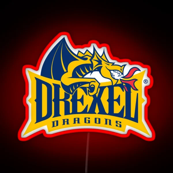 Drexel Dragons Women S College Ncaa Led Ppdxl01 RGB Neon Sign