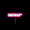 RGB Neon Sign for Coffee and Running Enthusiasts with Humor