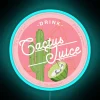 RGB Neon Sign Wall Decor, Fun Quirky Cactus Bar Theme