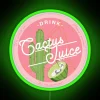 Unique Home Bar Decor with Vibrant RGB Neon Sign Display
