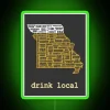 Bright Neon Sign for Missouri Craft Beer Lovers and Enthusiasts