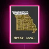 RGB LED Display Promoting Local Missouri Craft Beer Culture and Pride