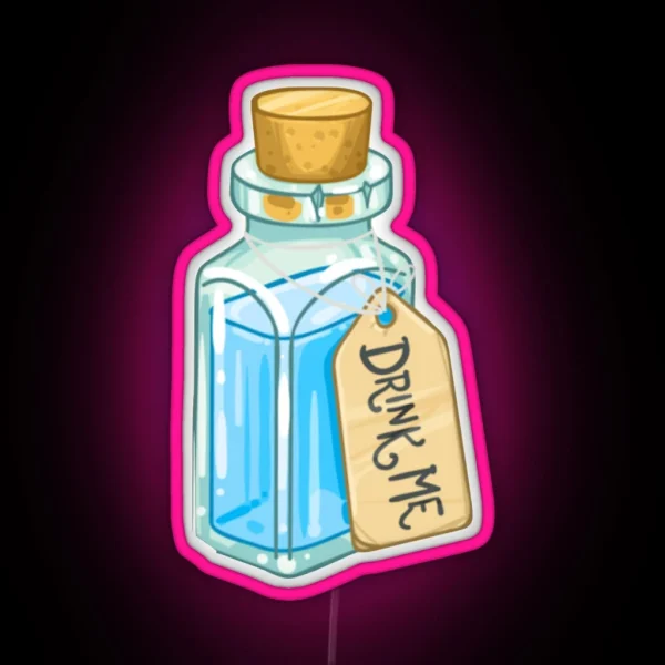 Drink Me Potion RGB Neon Sign