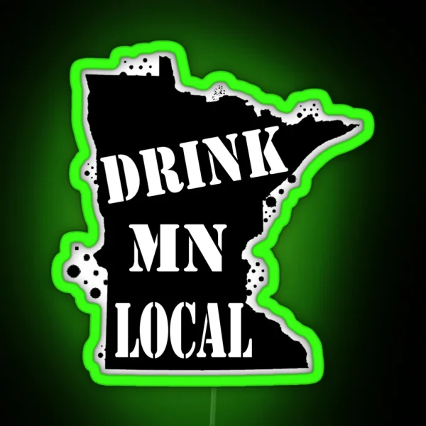 Drink MN Local RGB Neon Sign