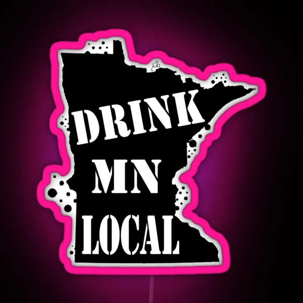 Drink MN Local RGB Neon Sign